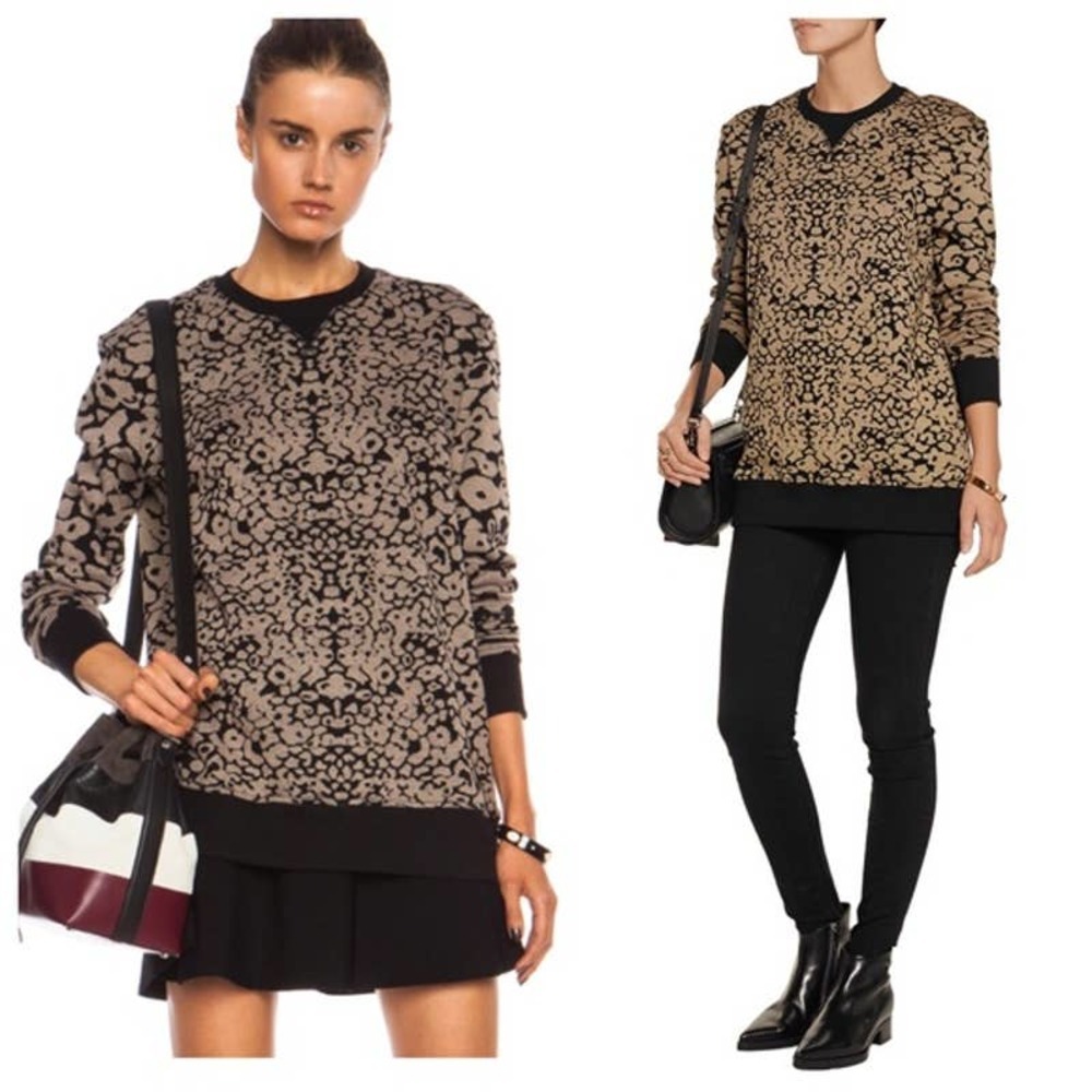 NEW RAG & BONE JEAN AMOEBA PRINT SWEATSHIRT